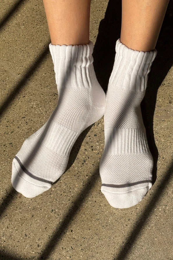 LE BON SHOPPE SWING SOCKS - WHITE