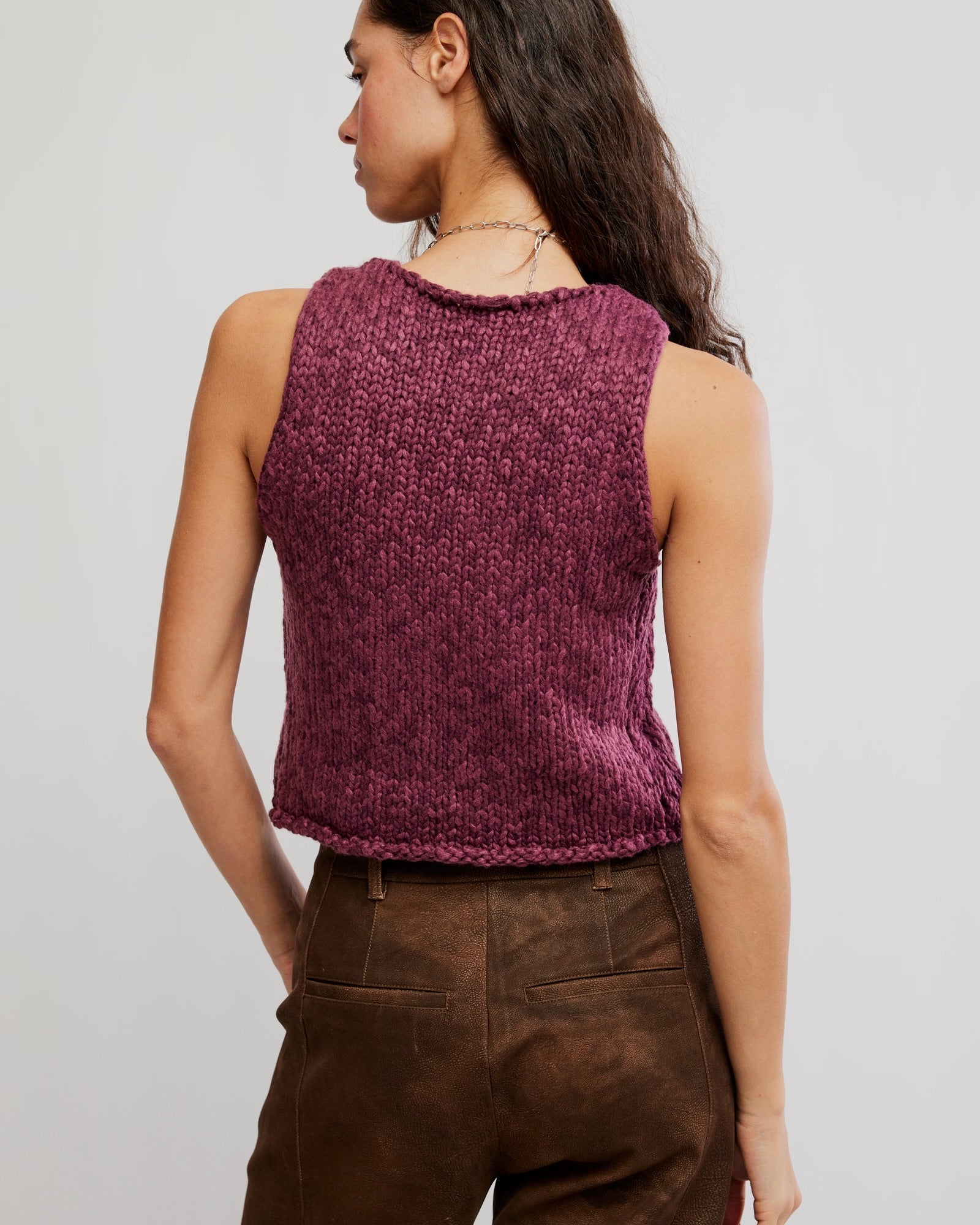 FREE PEOPLE OPAL TANK - SANGRIA