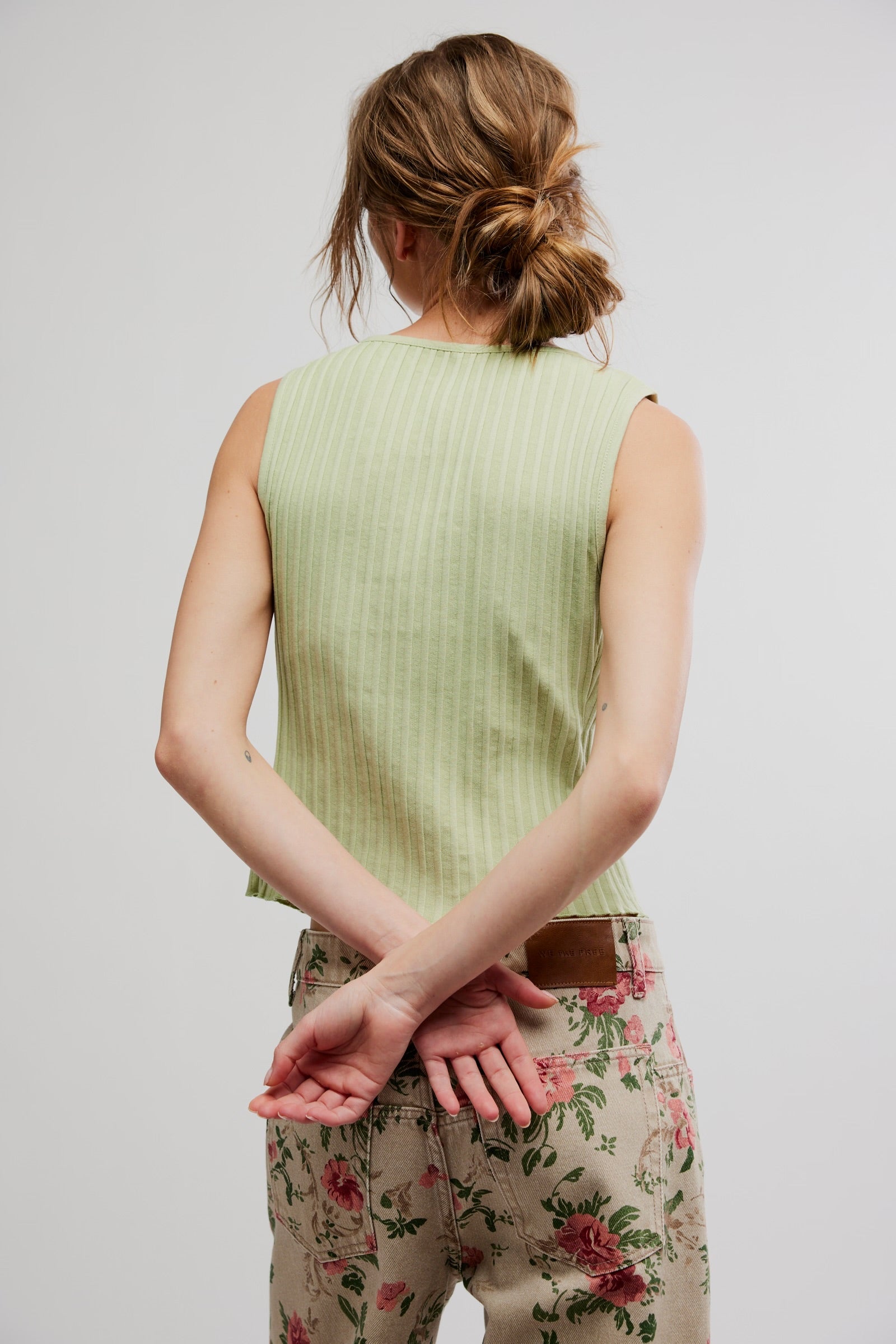 FREE PEOPLE TILLY VEST - WEEPING WILLOW