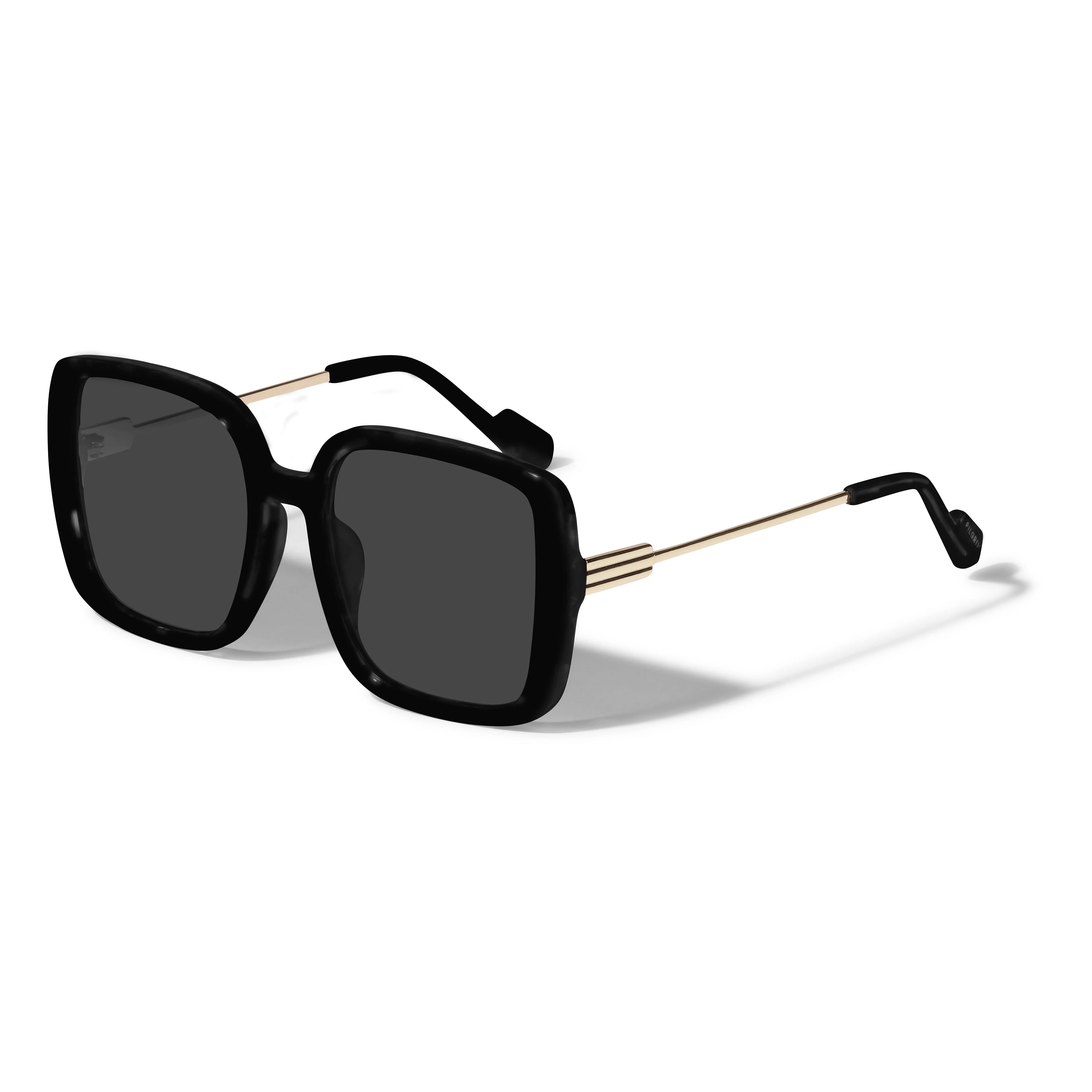 PILGRIM ALIET SUNGLASSES - BLACK GOLD