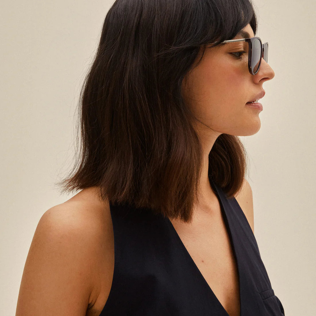 PILGRIM VANILLE SUNGLASSES - BROWN GOLD TORTOISE