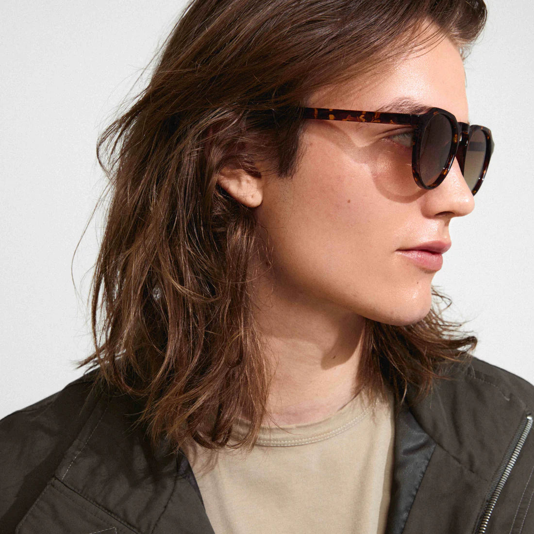 PILGRIM ALEJANDRA SUNGLASSES - TORTOISE BROWN