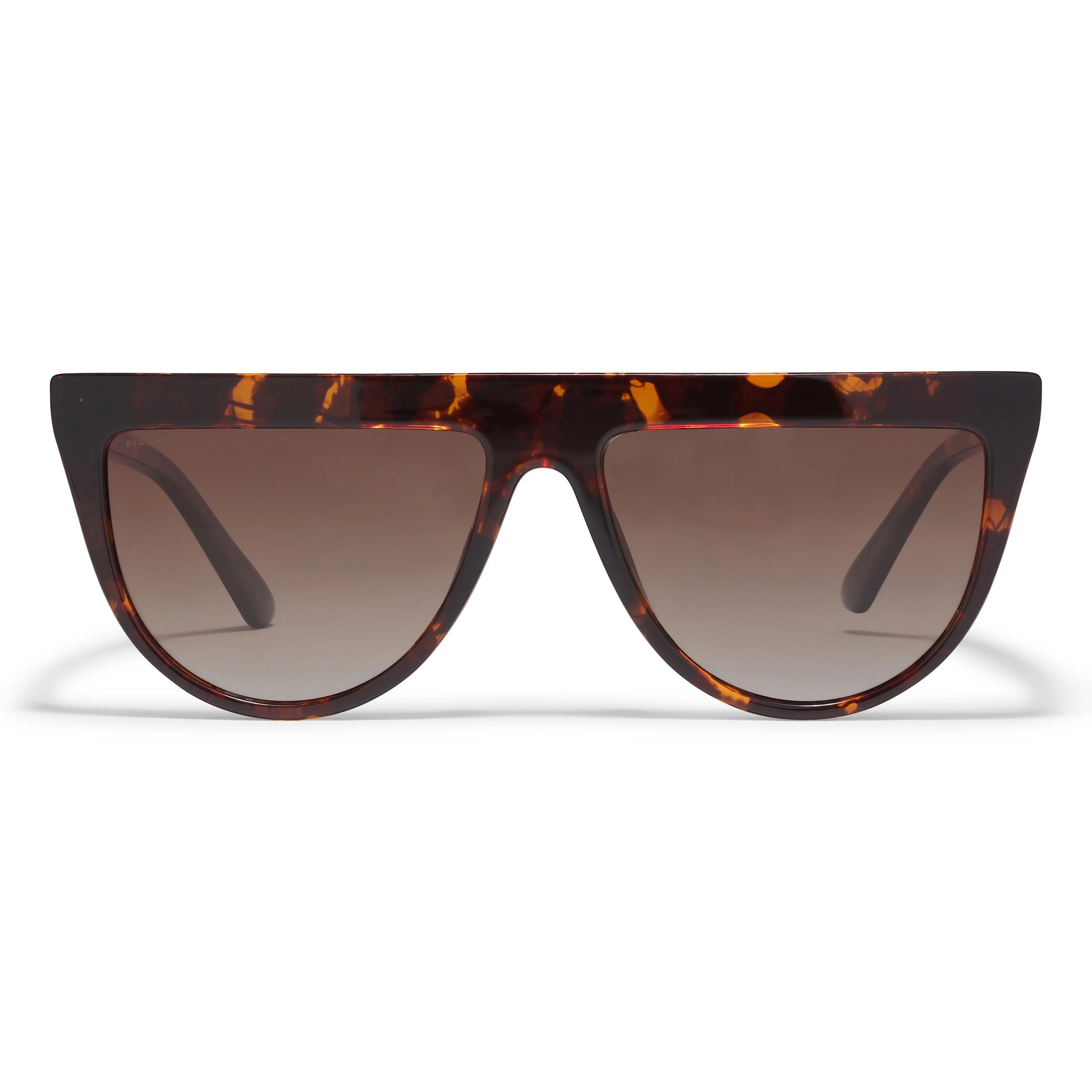 PILGRIM ALESSANDRA SUNGLASSES - TORTOISE BROWN