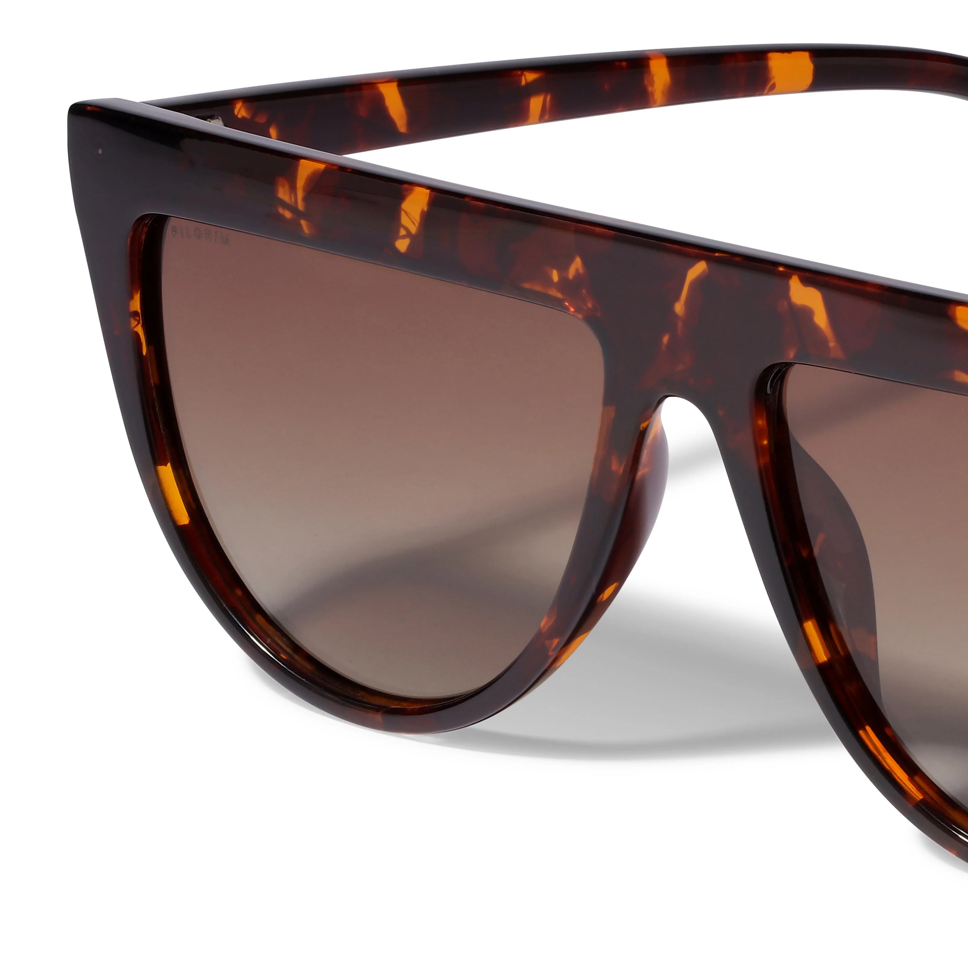 PILGRIM ALESSANDRA SUNGLASSES - TORTOISE BROWN