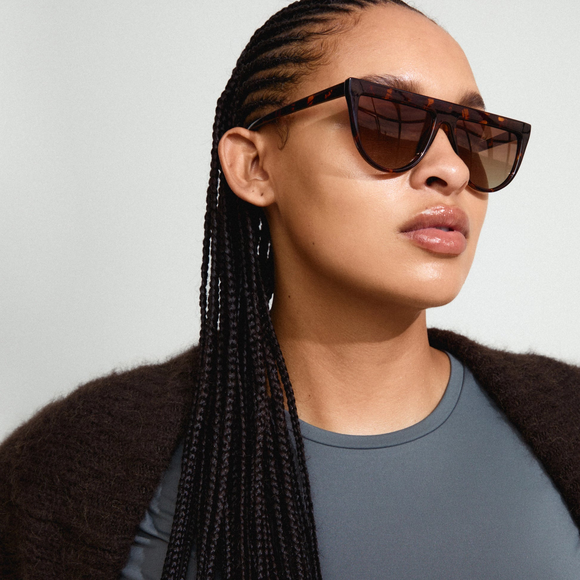 PILGRIM ALESSANDRA SUNGLASSES - TORTOISE BROWN