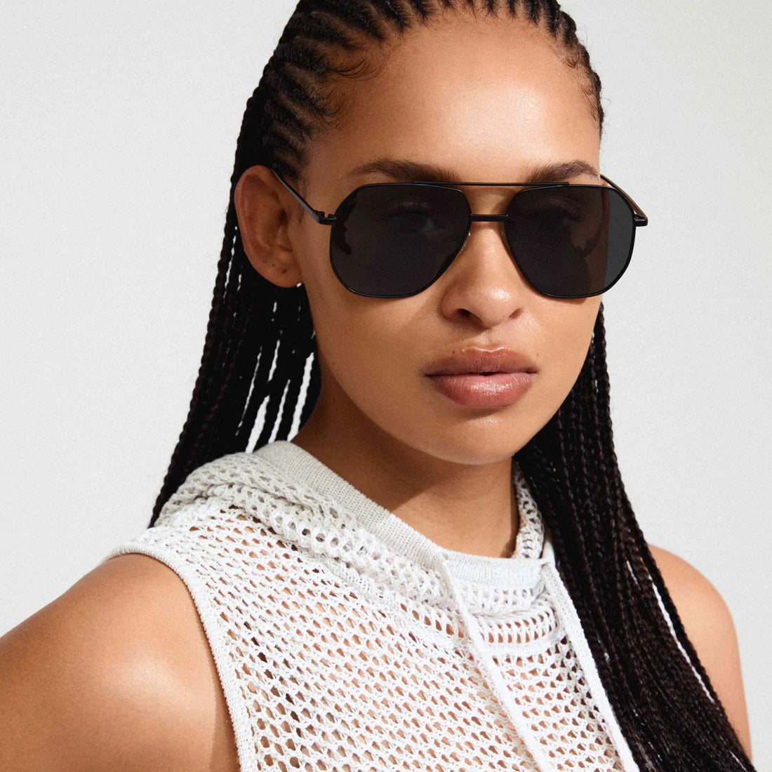 PILGRIM ANA SUNGLASSES - BLACK