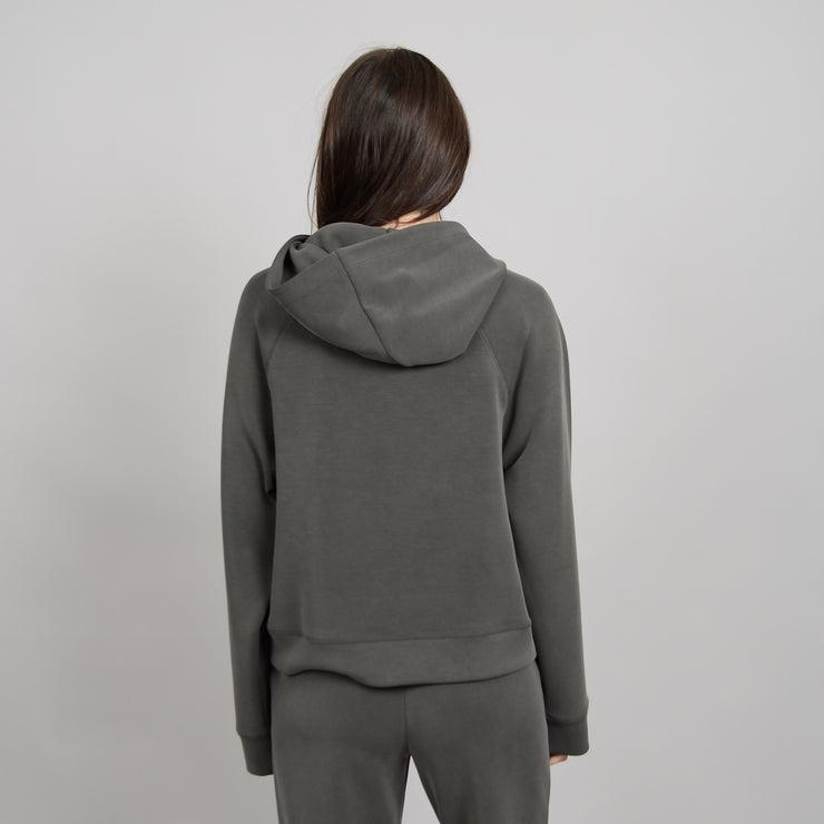 PRISTINE SUPER SOFT MODAL HOODIE - DRK IVY