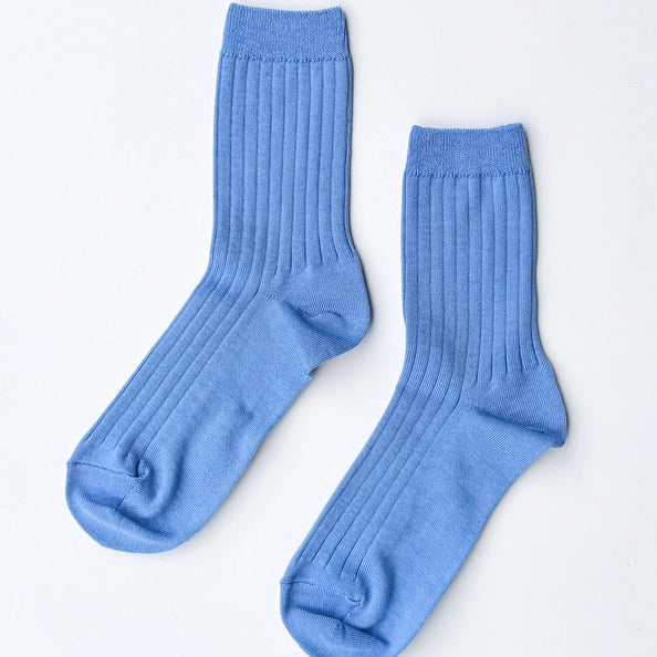 LE BON SHOPPE HER SOCKS - PERIWINKLE