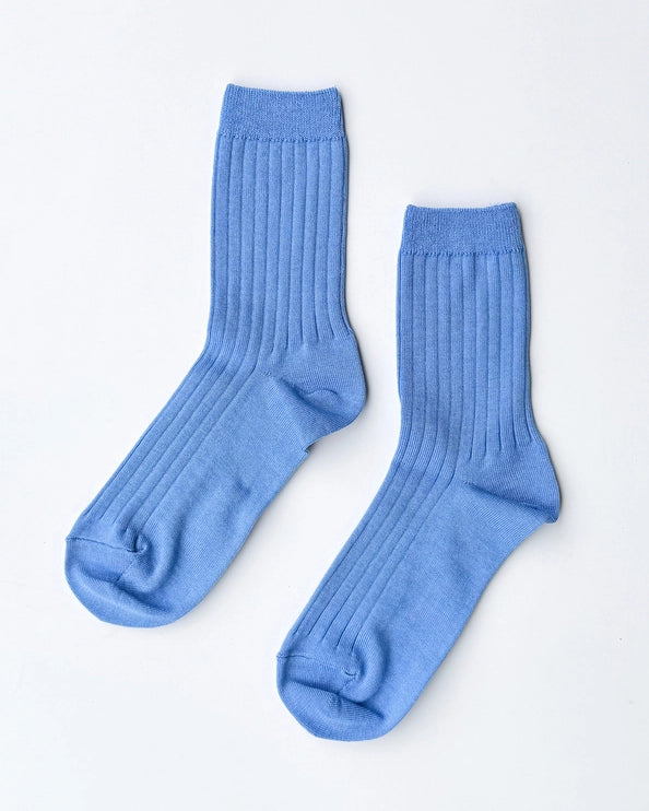 LE BON SHOPPE HER SOCKS - PERIWINKLE