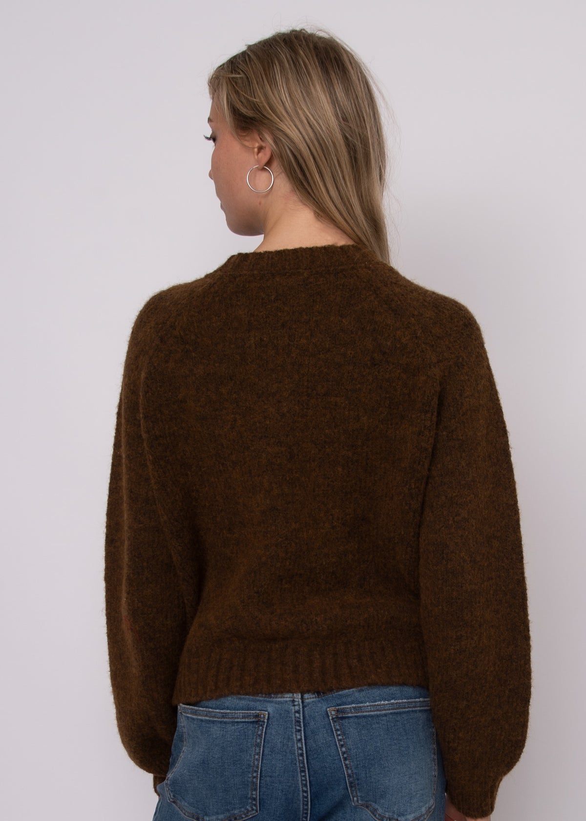 SKI KNIT SWEATER - MAHOGANY