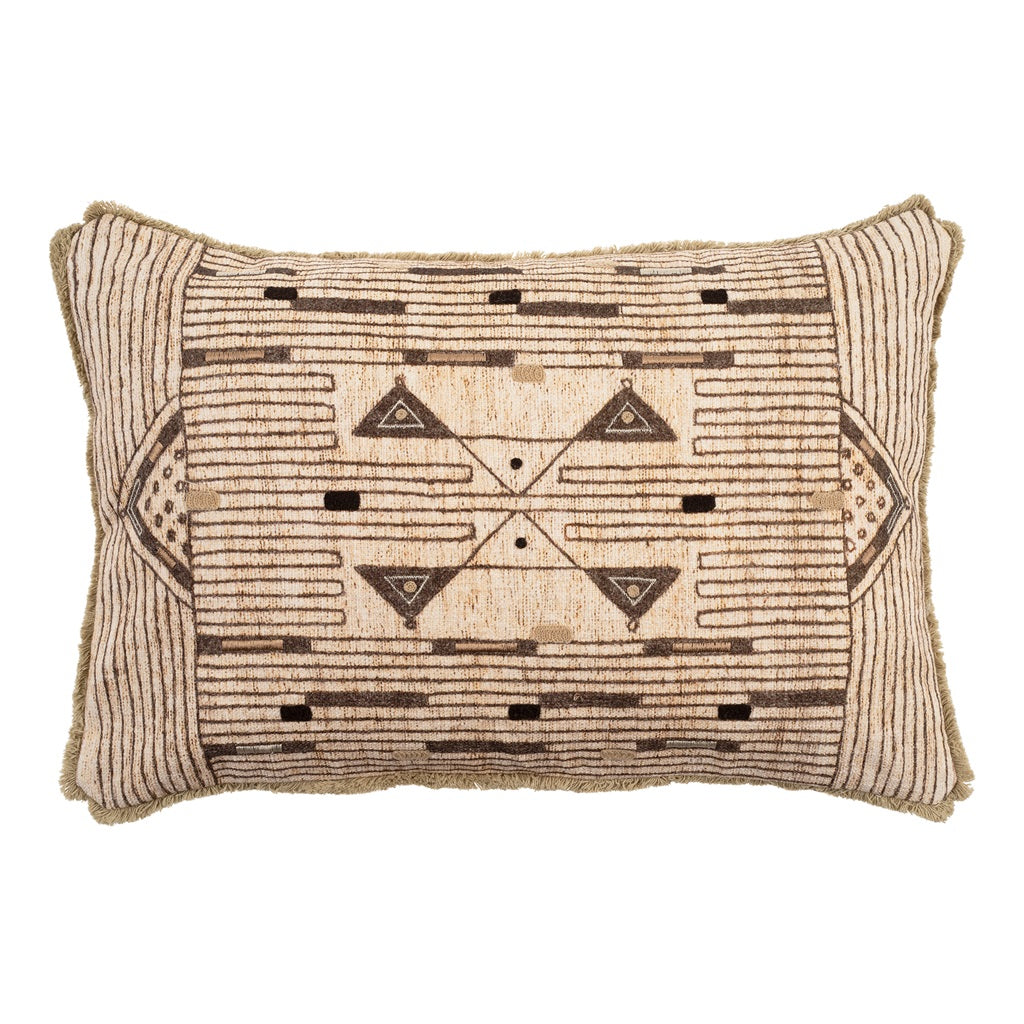 16 X 24 BENITO PILLOW - BROWN