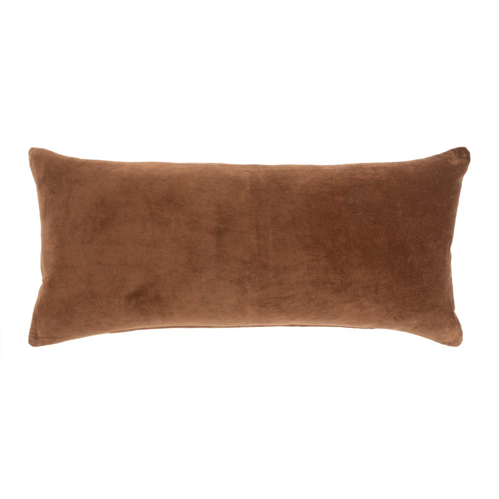 14 X 31 VERA VELVET PILLOW - UMBER