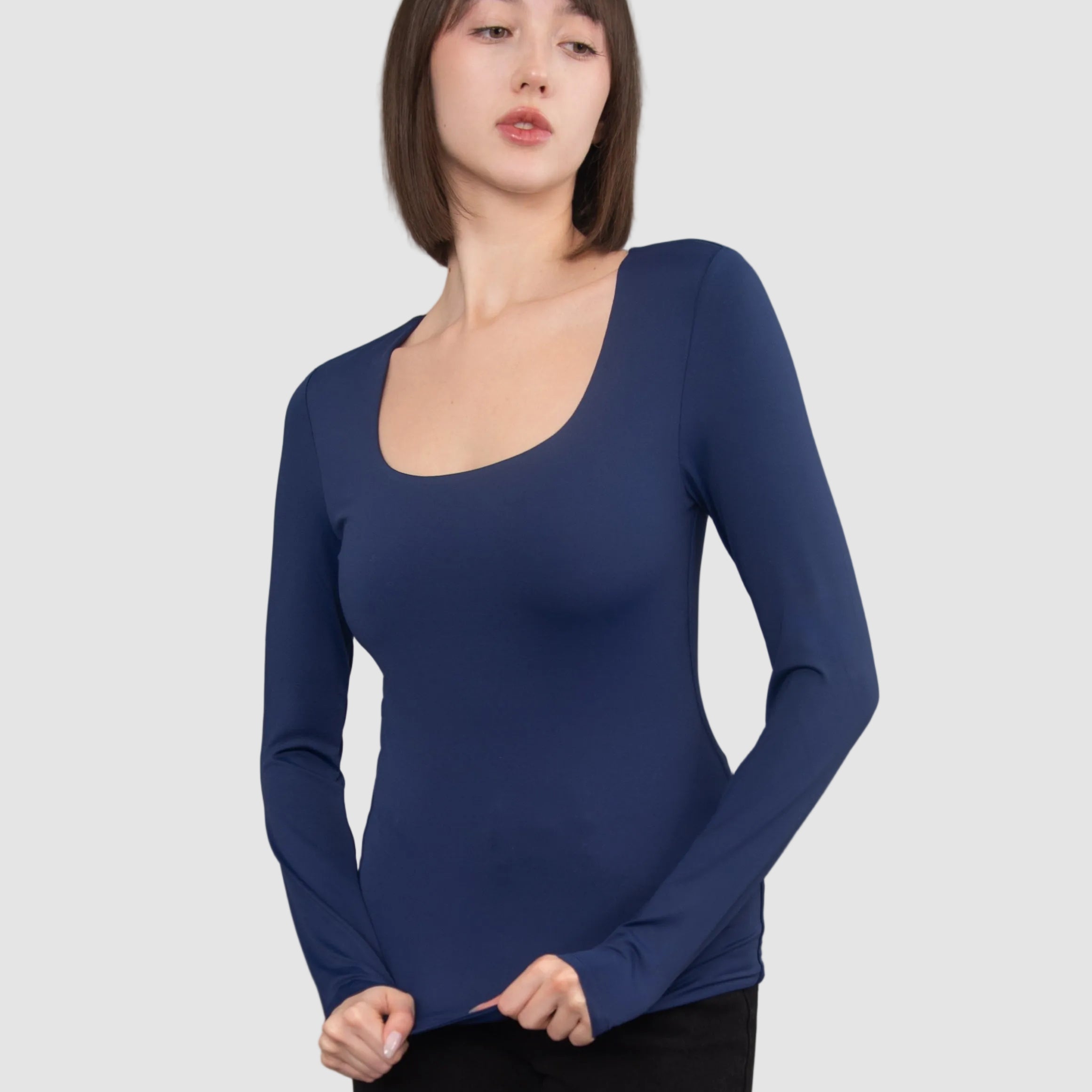 MARIANA SIGNATURE LONG SLEEVE - TRUE NAVY