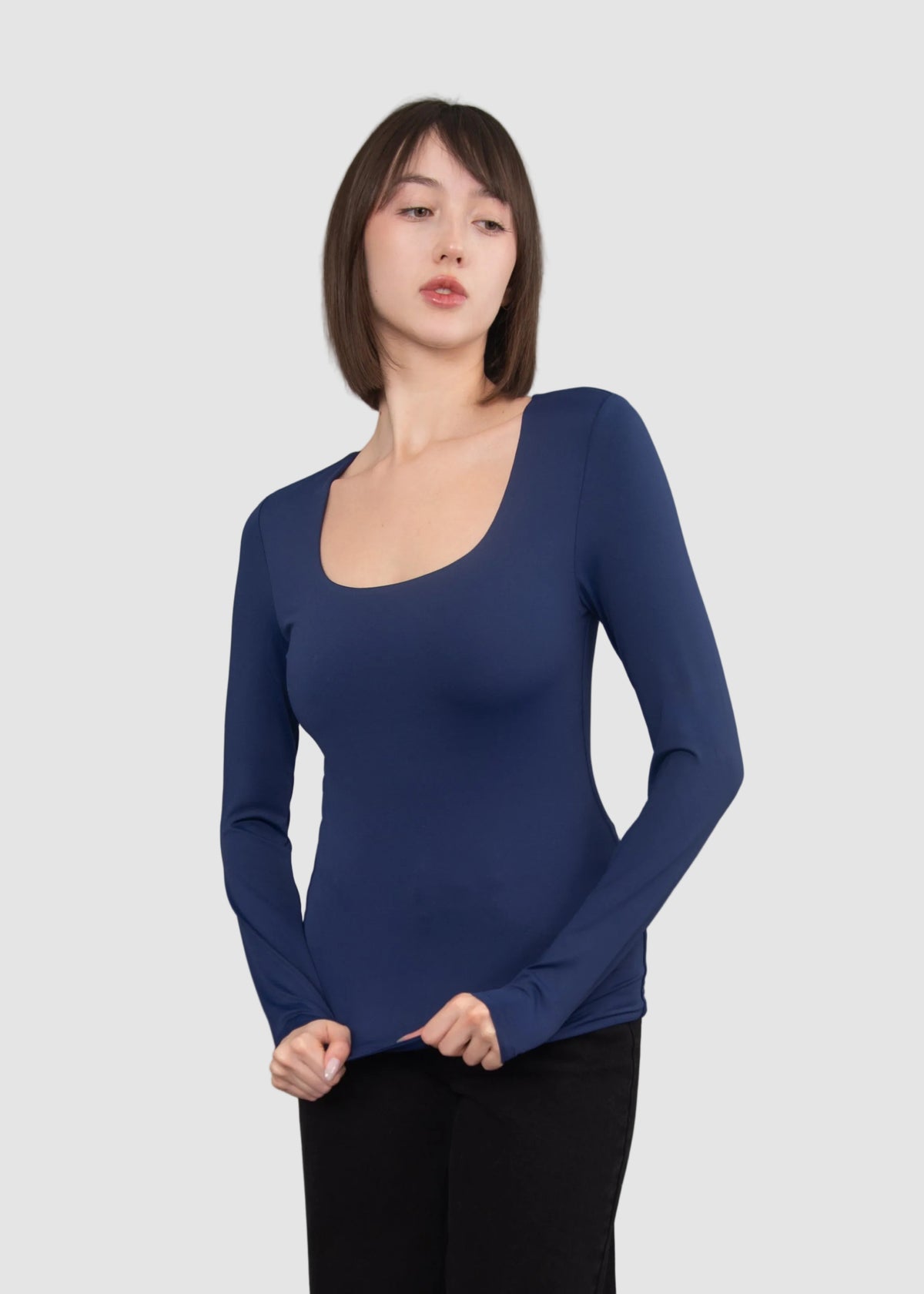 MARIANA SIGNATURE LONG SLEEVE - TRUE NAVY