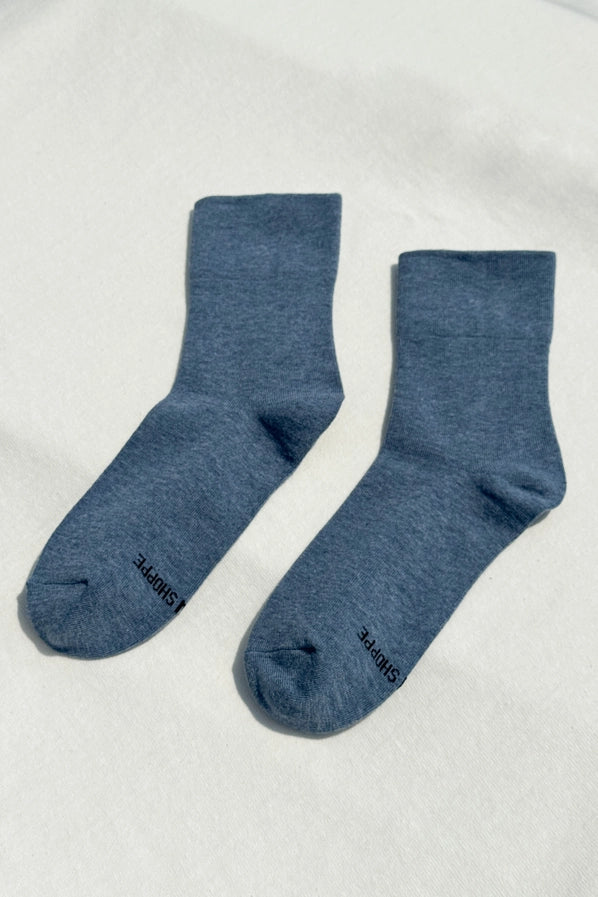 LE BON SHOPPE SNEAKER SOCKS - DENIM