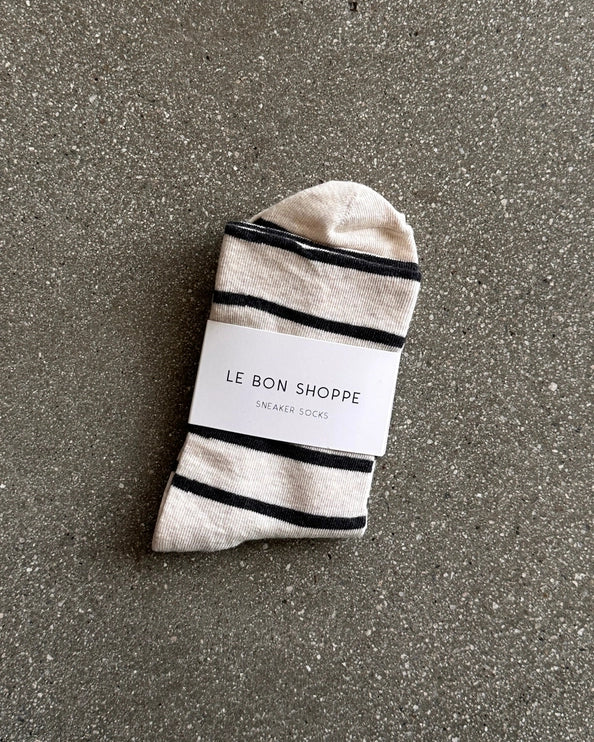 LE BON SHOPPE WALLY SOCKS - GRAIN STRIPE
