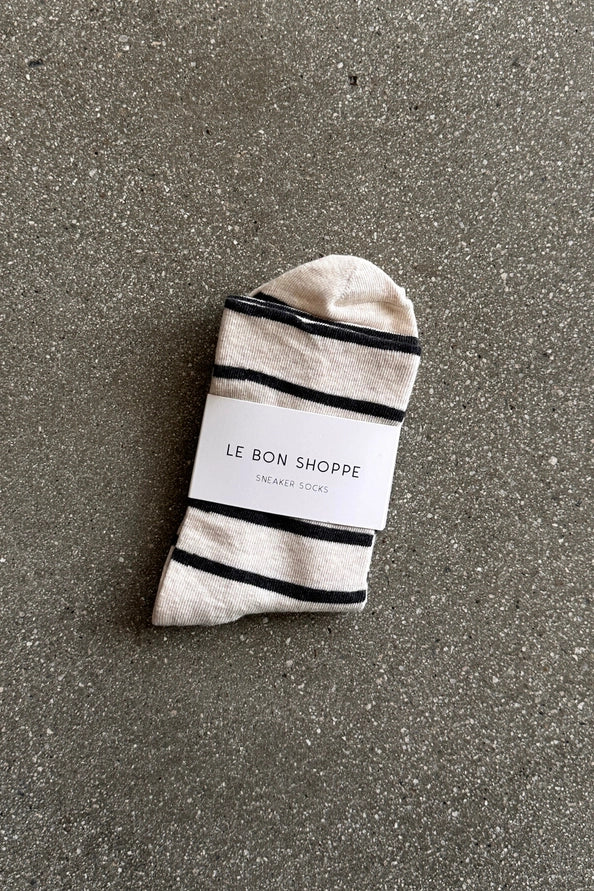 LE BON SHOPPE WALLY SOCKS - GRAIN STRIPE