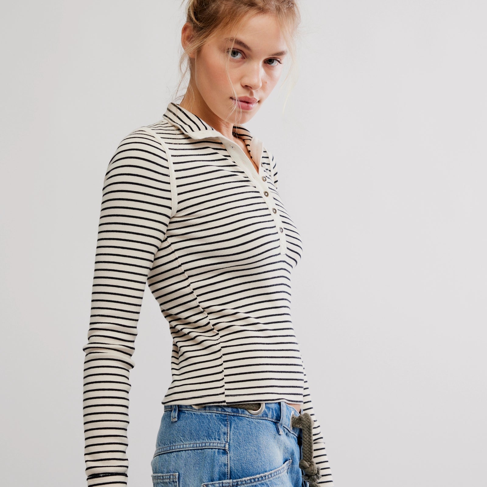 FREE PEOPLE LAKE HENLEY - TEA STRIPE