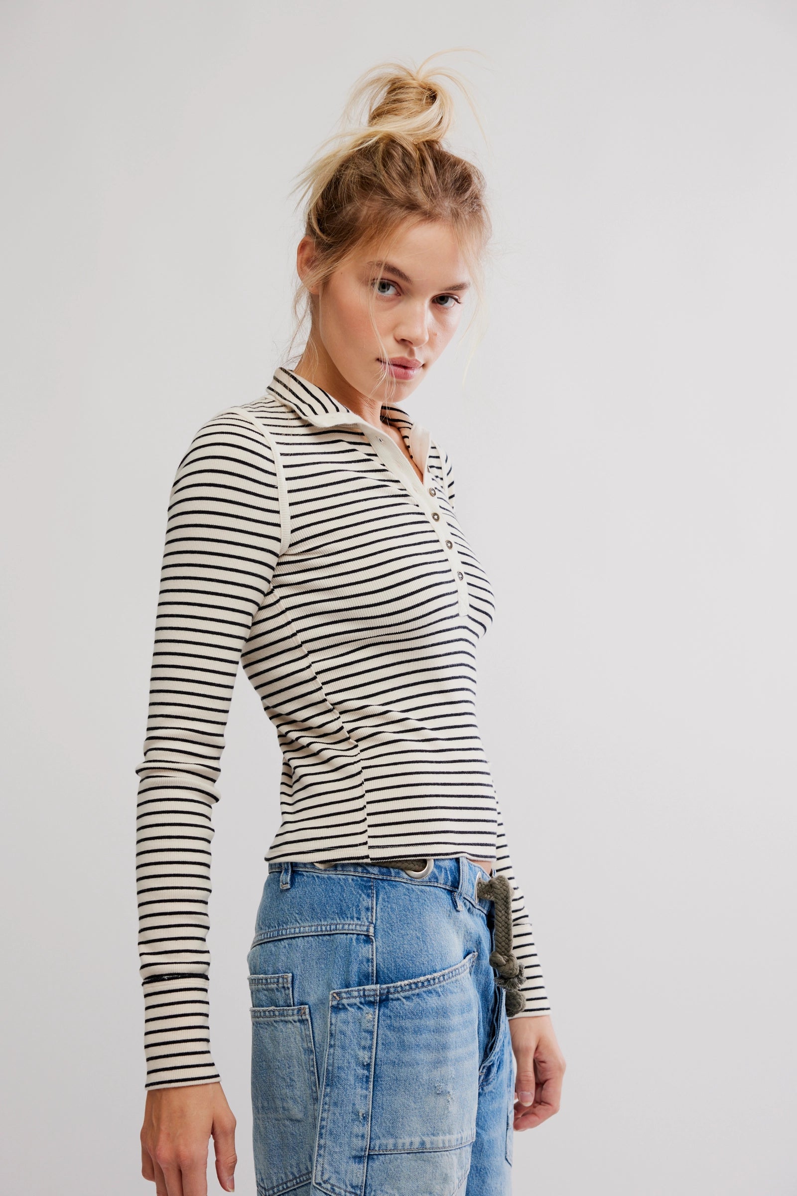 FREE PEOPLE LAKE HENLEY - TEA STRIPE