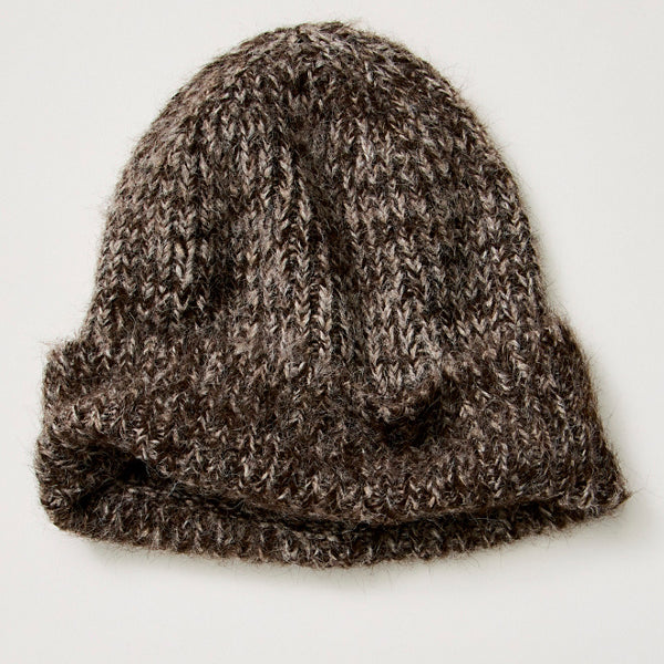 FREE PEOPLE FROSTLINE BEANIE - CHOCOLATE