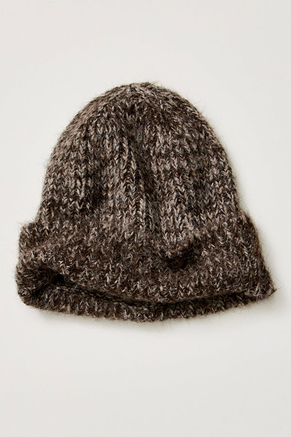 FREE PEOPLE FROSTLINE BEANIE - CHOCOLATE