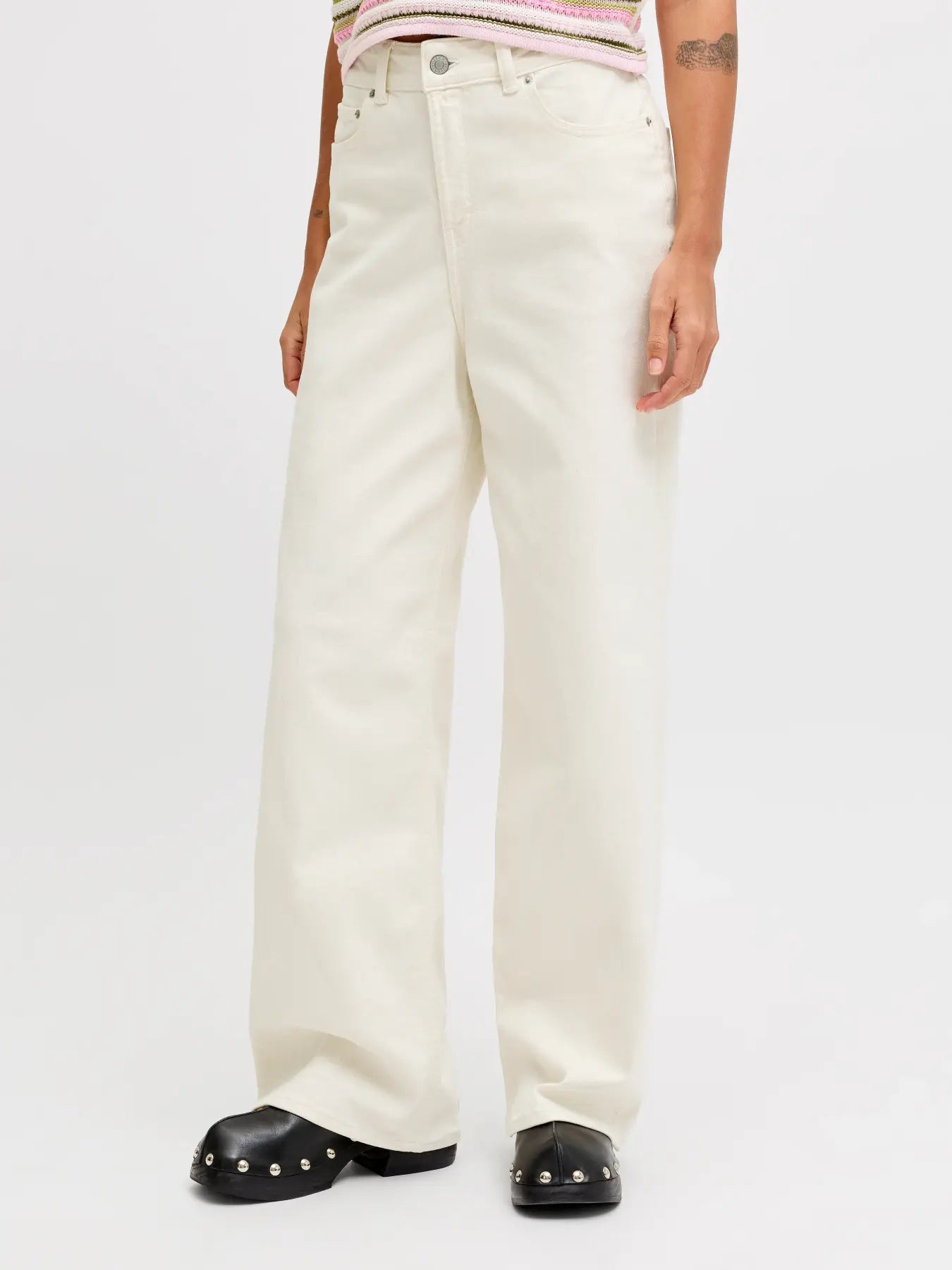 JJXX TOKYO WIDE JEANS - WHITE DENIM