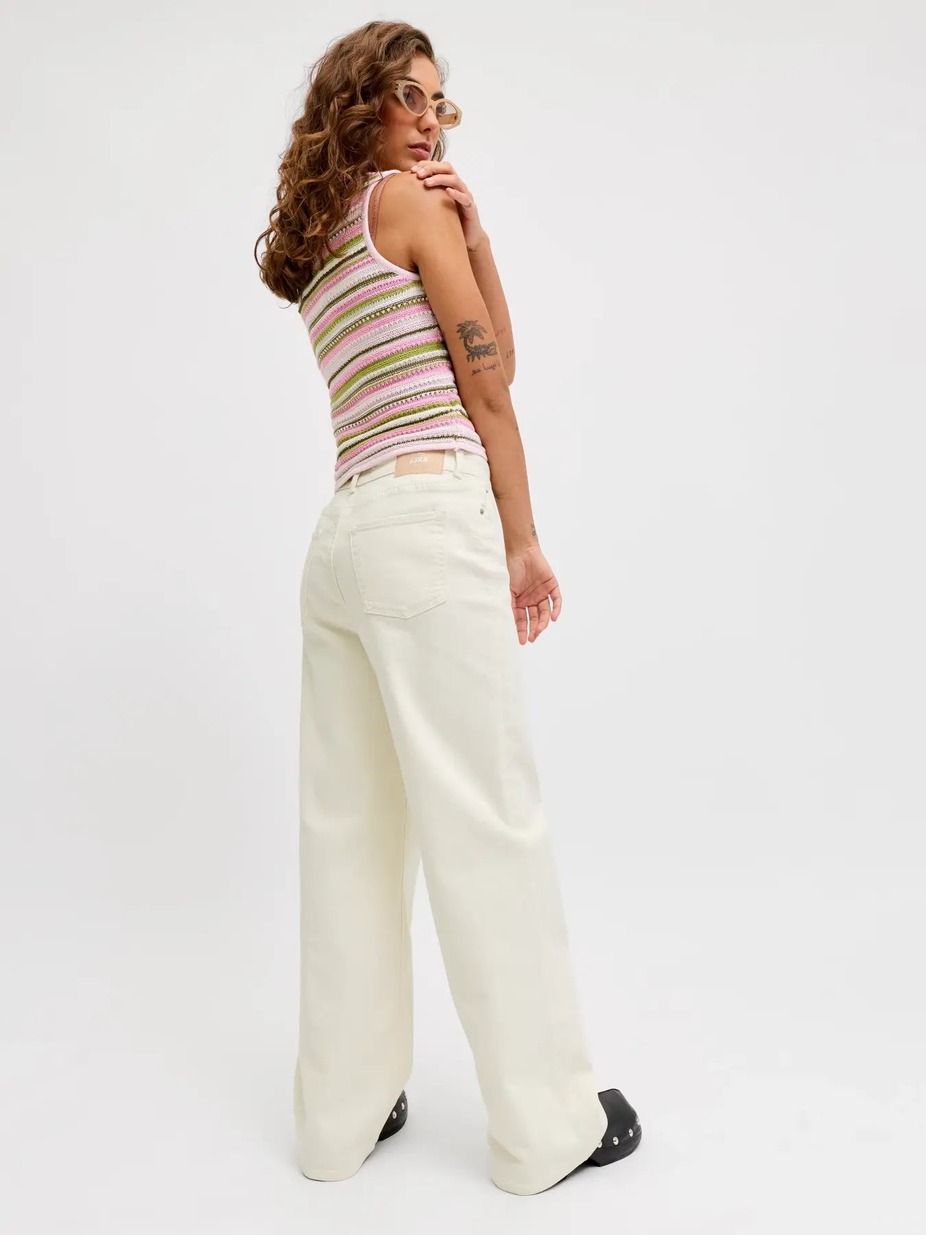 JJXX TOKYO WIDE JEANS - WHITE DENIM