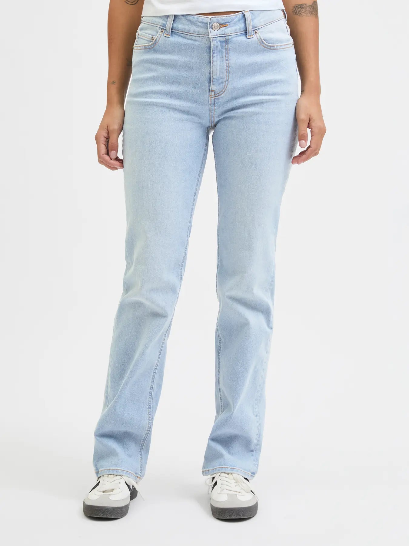 JJXX NICE STRAIGHT LEG JEANS - LIGHT BLUE DENIM