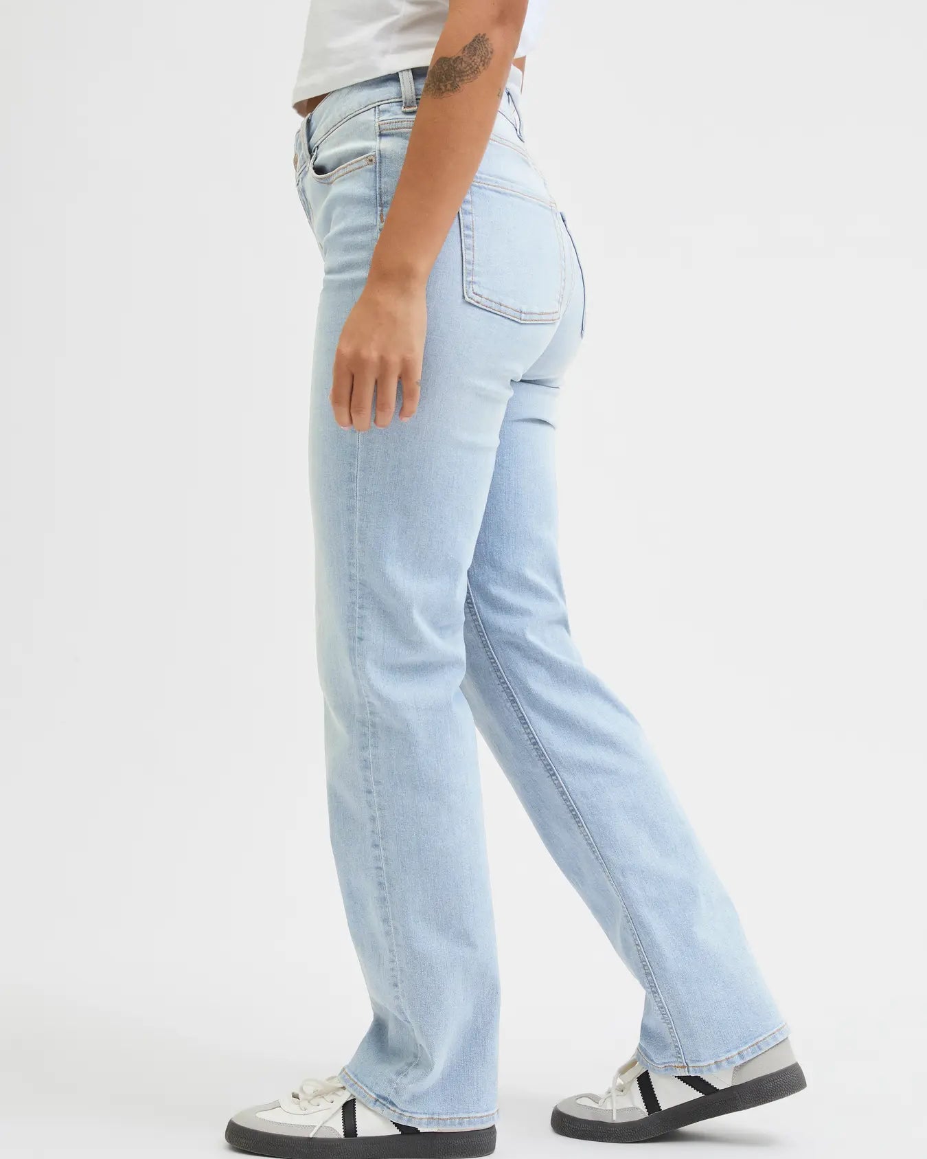 JJXX NICE STRAIGHT LEG JEANS - LIGHT BLUE DENIM