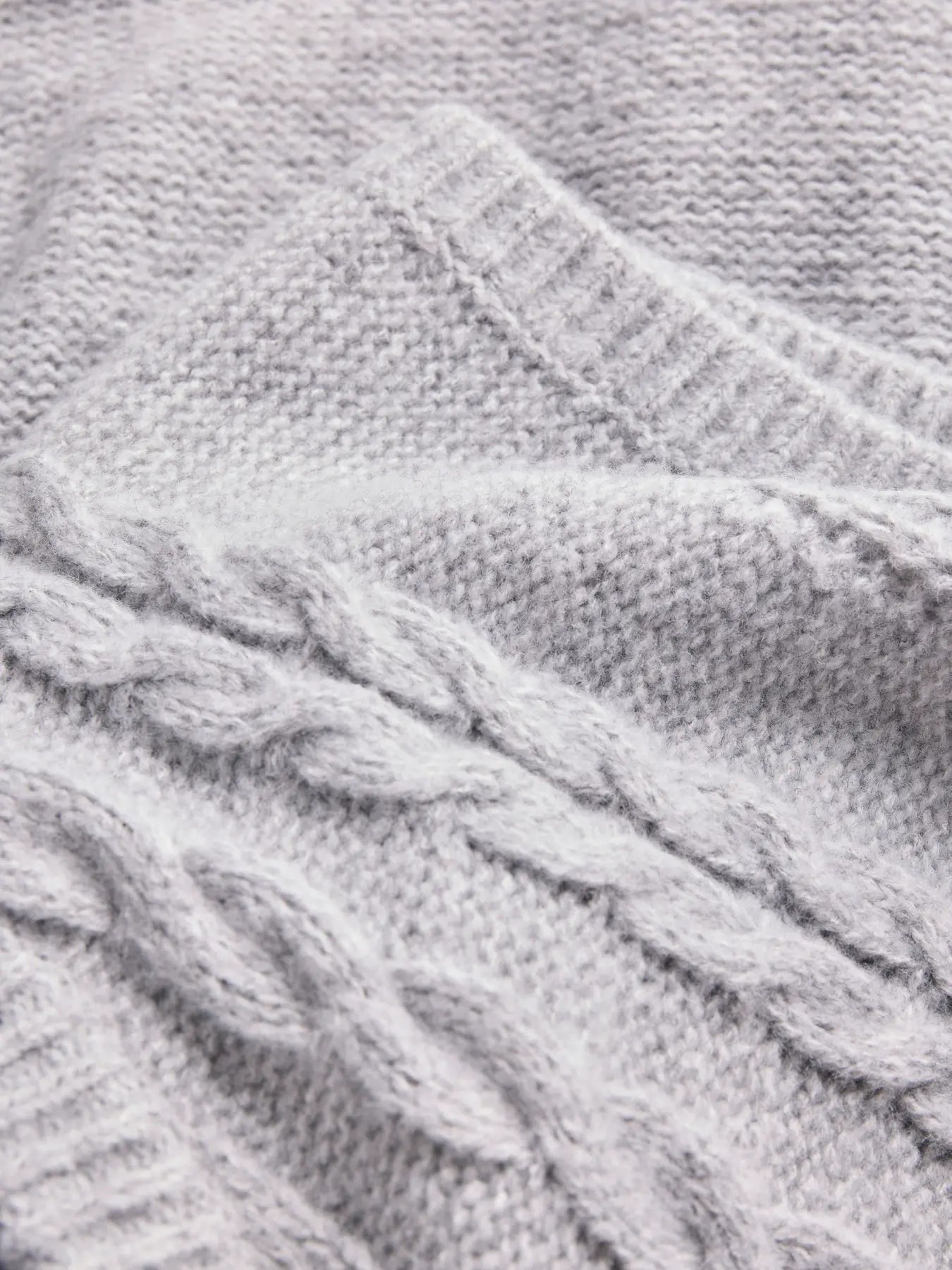 JOSIE KNIT VEST - GREY MELANGE