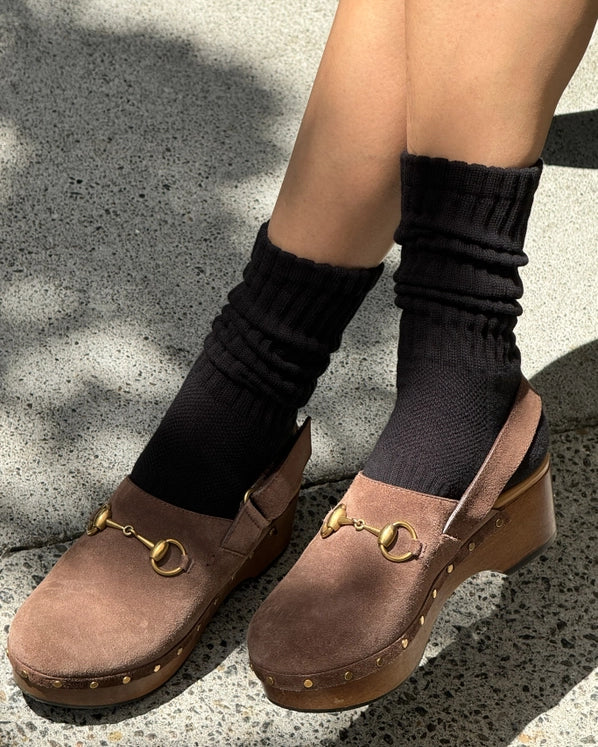 LE BON SHOPPE BALLET SOCKS - BLACK