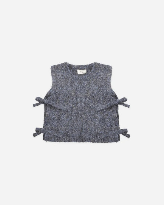 RYLEE + CRU BOW SWEATER VEST - MIDNIGHT