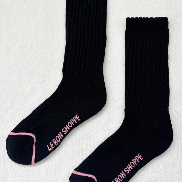 LE BON SHOPPE BALLET SOCKS - BLACK