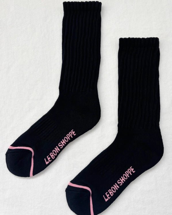 LE BON SHOPPE BALLET SOCKS - BLACK