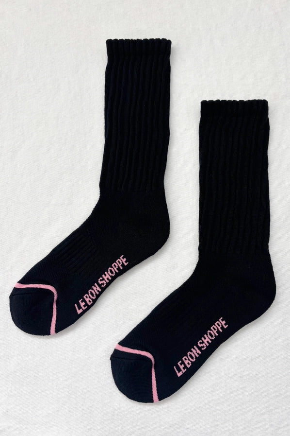 LE BON SHOPPE BALLET SOCKS - BLACK