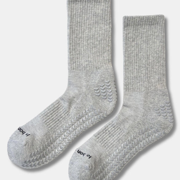 LE BON SHOPPE GYM GRIP SOCKS - GREY