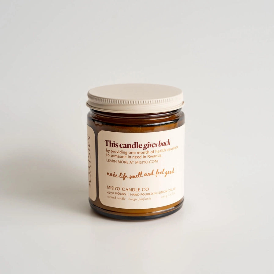 MISIYO SPICED PEAR + SPRUCE CANADIAN BEESWAX CANDLE