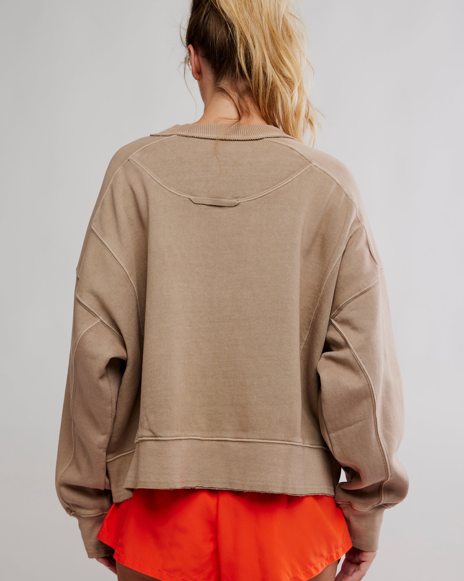 FREE PEOPLE INTERCEPT PULLOVER - SANDY