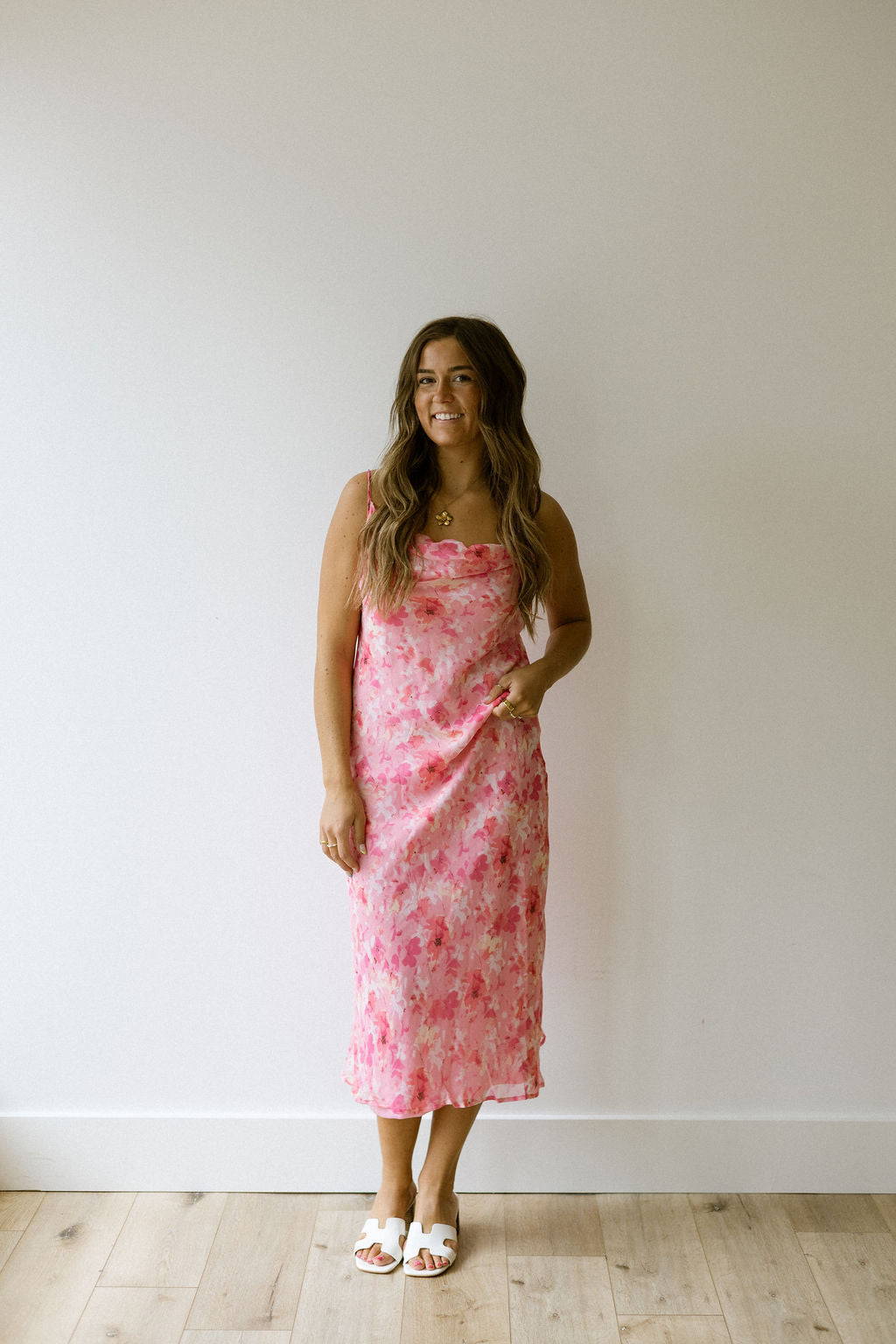 VM SMILLA WATERFALL DRESS - ROSE SHADOW