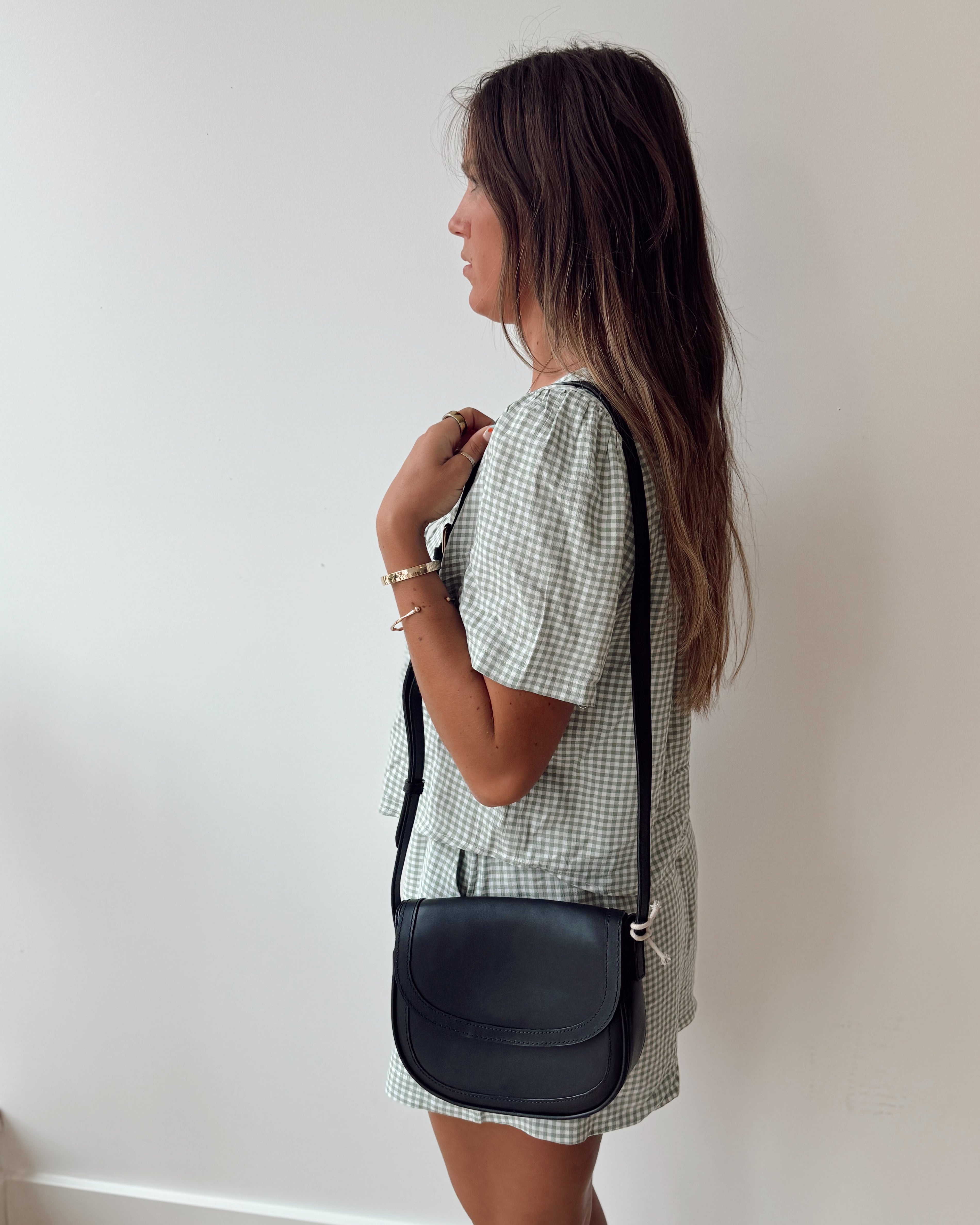 RISA JONES CROSSBODY BAG - BLACK