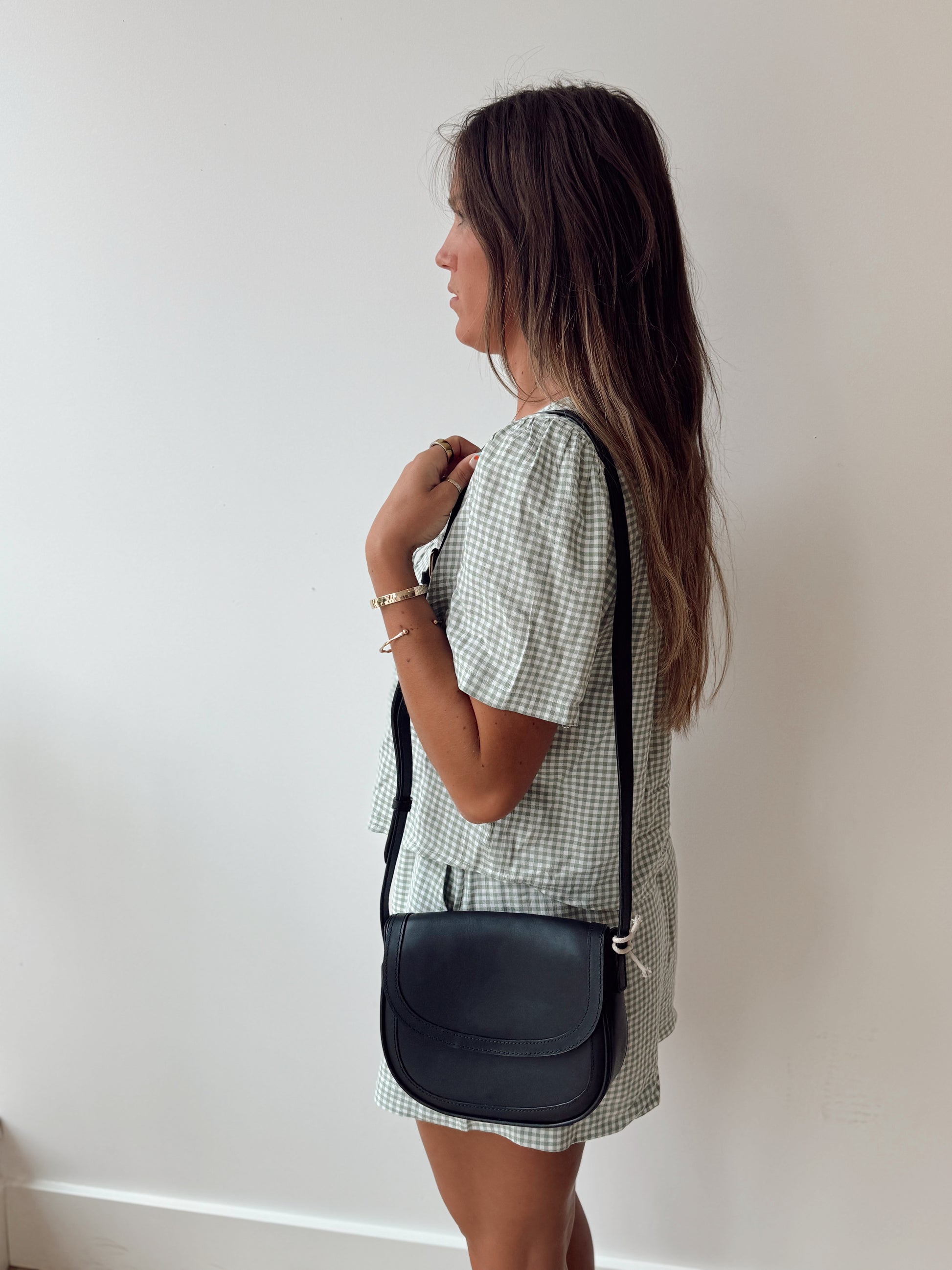RISA JONES CROSSBODY BAG - BLACK