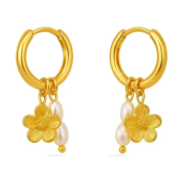 SUNNY SUNDAY OASIS EARRINGS - GOLD