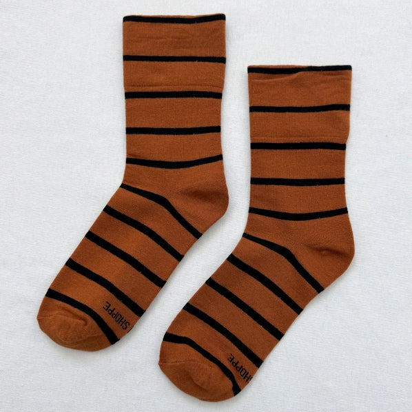 LE BON SHOPPE WALLY SOCKS - CAMEL