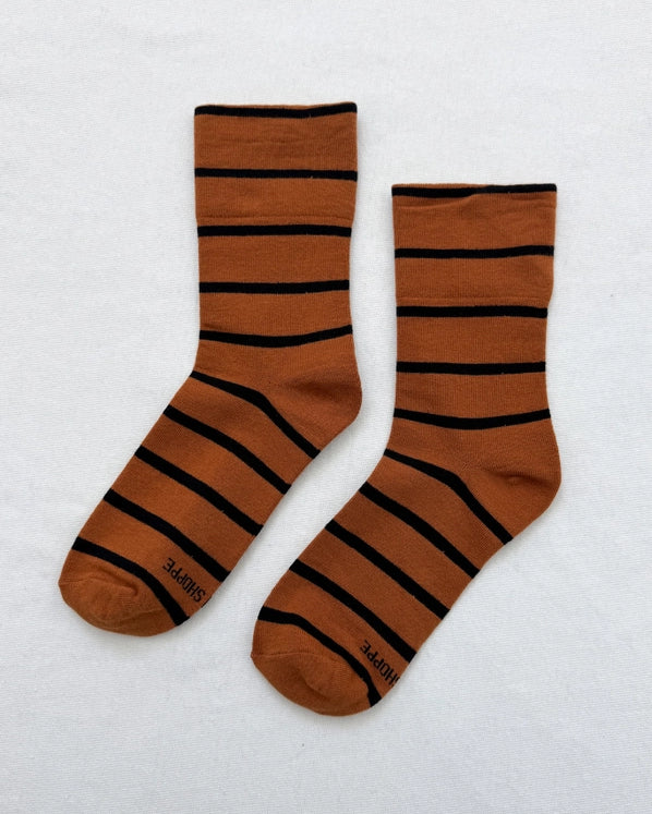 LE BON SHOPPE WALLY SOCKS - CAMEL