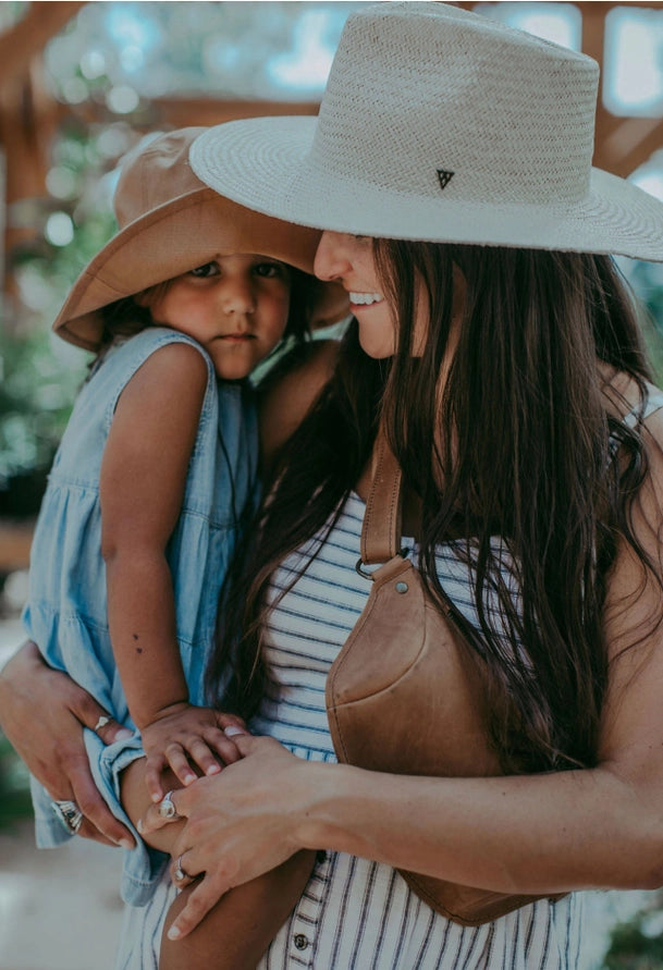 WEST VON SIENNA PALM STRAW HAT - OFF WHITE