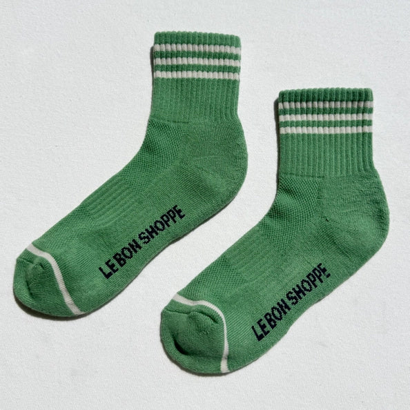 LE BON SHOPPE GIRLFRIEND SOCKS - AVOCADO