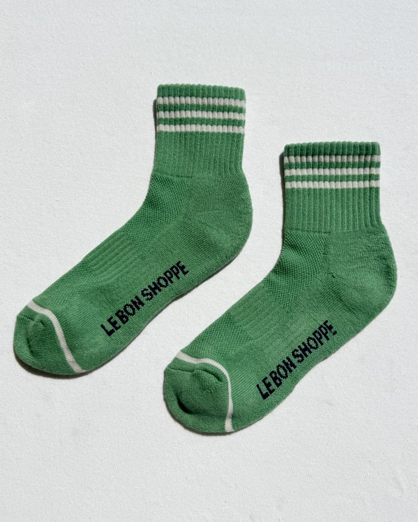 LE BON SHOPPE GIRLFRIEND SOCKS - AVOCADO