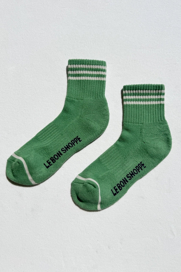 LE BON SHOPPE GIRLFRIEND SOCKS - AVOCADO