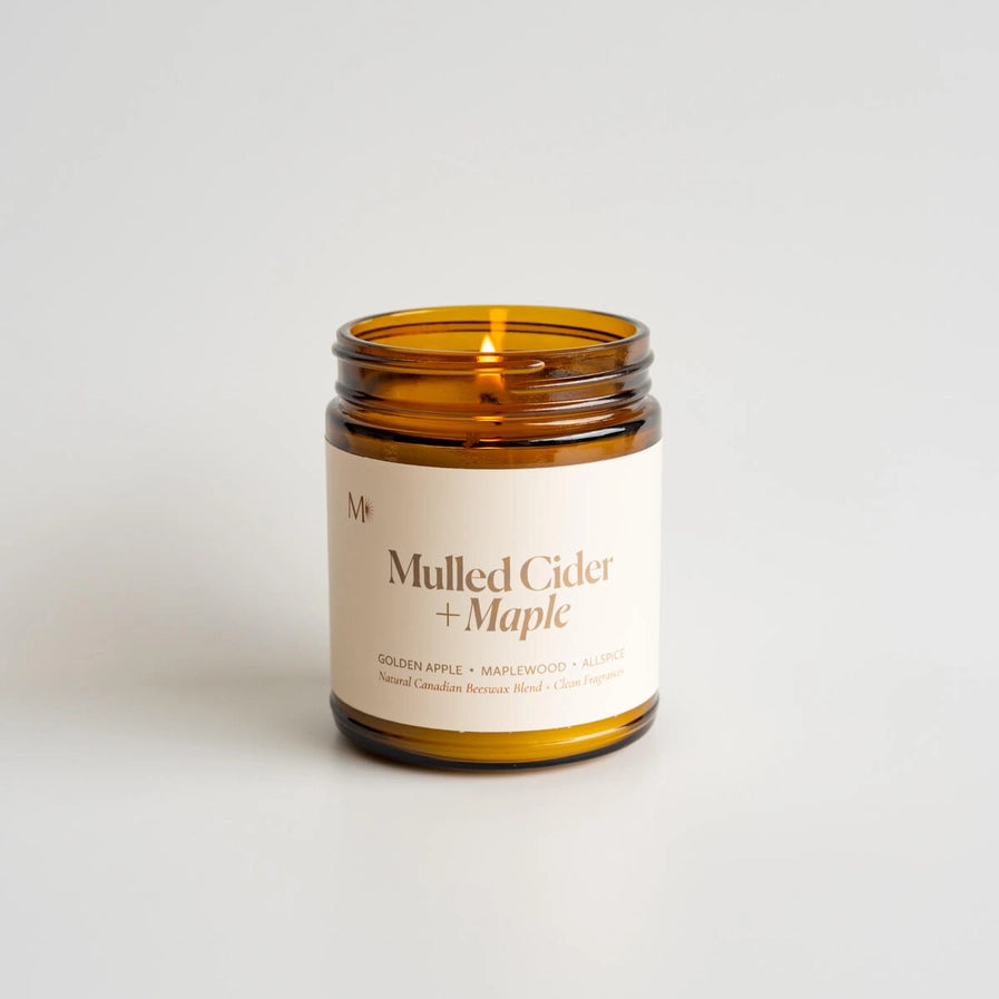 MISIYO MULLED CIDER + MAPLE CANADIAN BEESWAX CANDLE