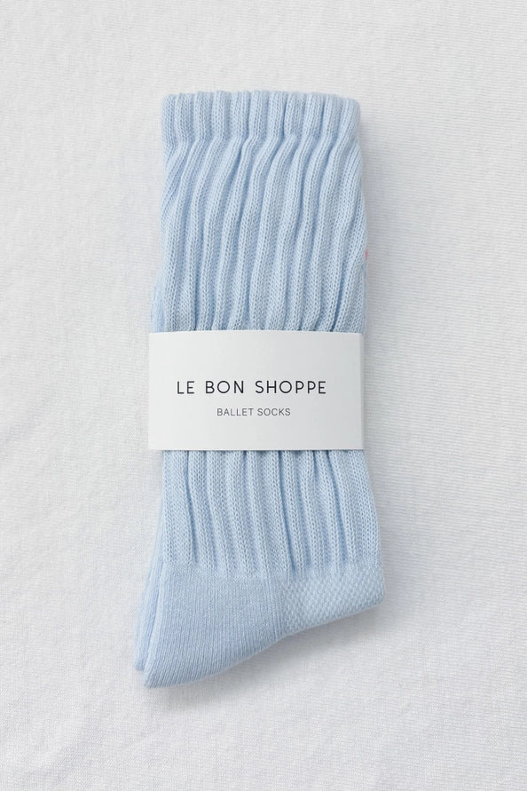 LE BON SHOPPE BALLET SOCKS - BABY BLUE